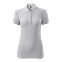 Koszulka polo Malfini Cotton W MLI-21303 jasnoszary melanż