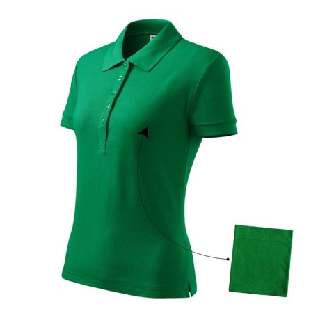 Koszulka polo Malfini Cotton W MLI-21316 zieleń trawy