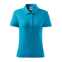 Koszulka polo Malfini Cotton W MLI-21344 turkus