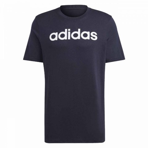 Koszulka adidas Essentials Single Jersey Linear Embroidered Logo Tee M IC9275