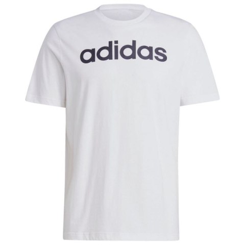 Koszulka adidas Essentials Single Jersey Linear Embroidered Logo Tee M IC9276