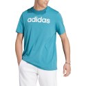 Koszulka adidas Essentials Single Jersey Linear Embroidered Logo Tee M IJ8655