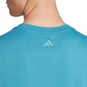 Koszulka adidas Essentials Single Jersey Linear Embroidered Logo Tee M IJ8655