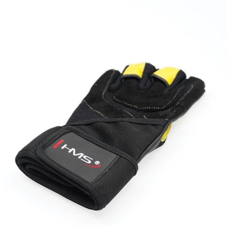 Rękawice na siłownię Black/Yellow HMS RST01 r.S