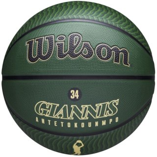 Piłka do koszykówki Wilson NBA Player Icon Giannis Antetokounmpo WZ4006201XB