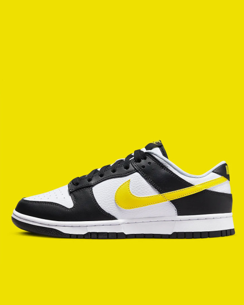 Buty NIKE Dunk Low - Yellow Panda - Czarne