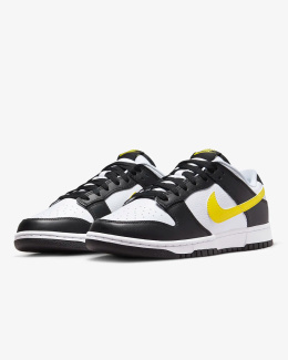 Buty NIKE Dunk Low - Yellow Panda - Czarne