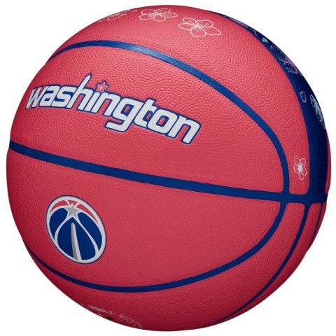 Piłka do koszykówki Wilson NBA Team City Collector Washington Wizards Ball WZ4016430ID