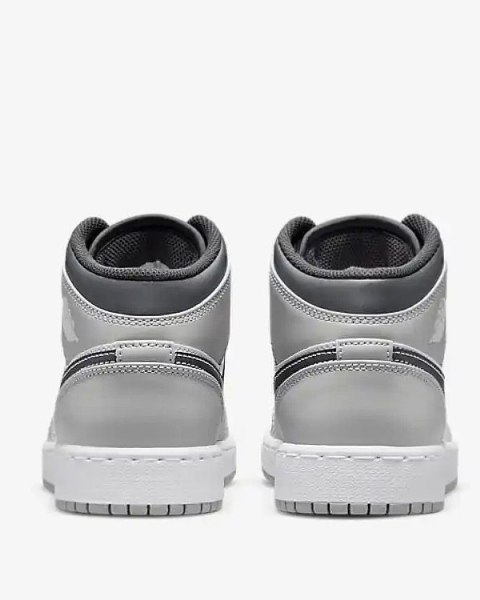 Buty NIKE Air Jordan 1 Mid - Light Smoke Gray - Szare