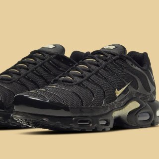 Buty NIKE Air Max Plus TN - Czarny, złoty - Black Metalic Gold