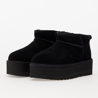 Buty damskie UGG Ultra Mini Platform na platformie - Czarne 1135092-BLK