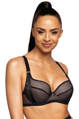 Biustonosz push up Biustonosz Push-up Model 0201/11 Denise Black - Mat