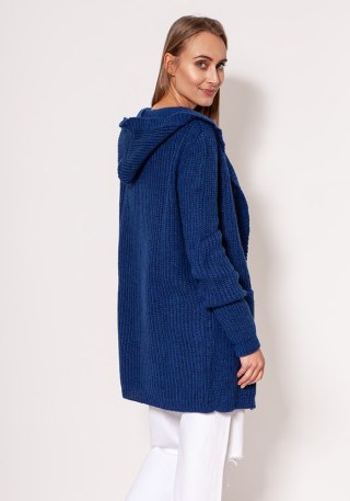 Sweter Kardigan Model PA018 Cobalt - MKM