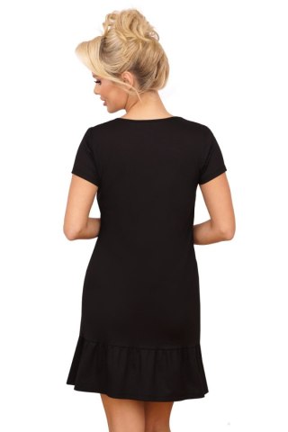 Koszulka nocna Koszula Nocna Model Pantera Black - Donna