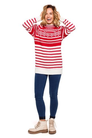 Sweter Damski Model MXS08 Red - Moe