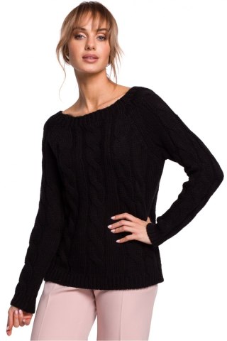 Sweter Damski Model MOE511 Black - Moe