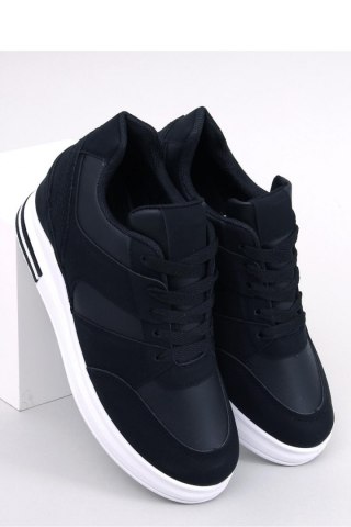 Sneakersy na koturnie RINNO BLACK - Inello