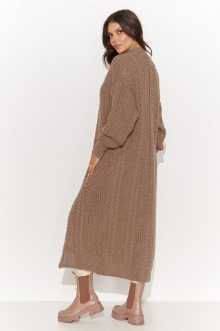 Sweter Kardigan Model NU_S91 Cappuccino - Numinou