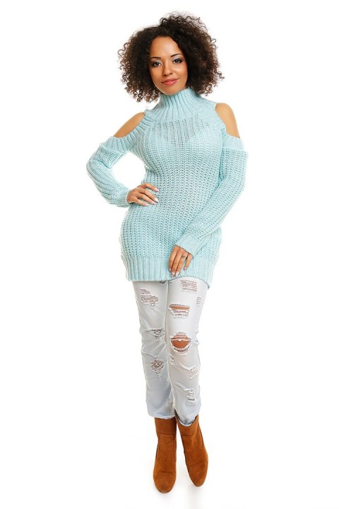 Sweter model 30040 Ice Mint - PeeKaBoo