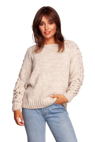 Sweter Damski Model BK090 Beige - BE Knit