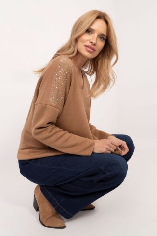 Sweter Damski Model DHJ-SW-17690.21 Camel - Italy Moda