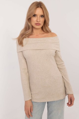 Sweter Damski Model DHJ-SW-A2449.33 Beige - Italy Moda