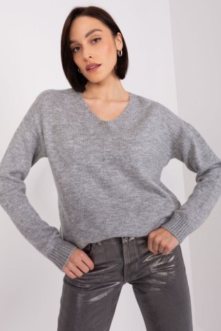 Sweter Damski Model TO-SW-1810.29P Grey - Rue Paris