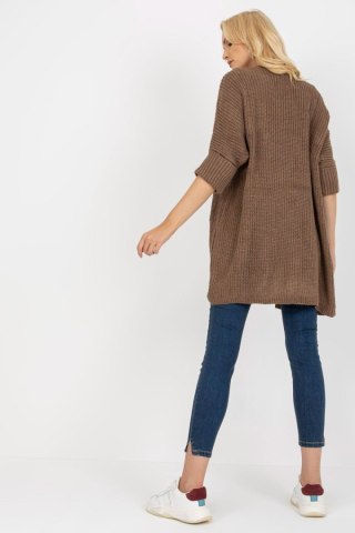 Sweter Kardigan Model LO-SW-LK-3002.98P Brown - Rue Paris