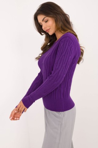 Sweter Damski Model AT-SW-2338-2.61 Dark Violet - AT