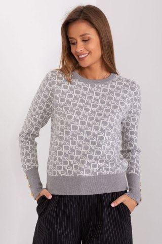 Sweter Damski Model AT-SW-2342.46P Grey - AT