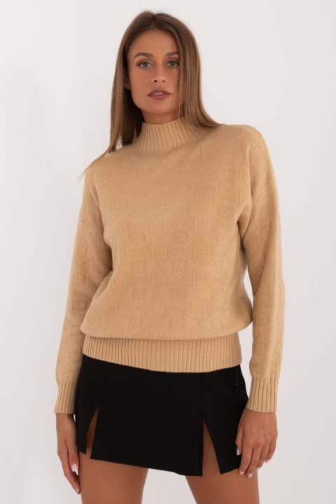 Sweter Damski Model AT-SW-2339.54 Camel - AT