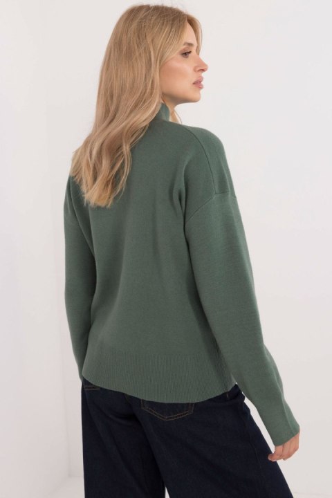 Sweter Damski Model D93111AD90910A2 dark Green - Sublevel