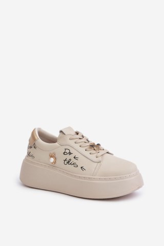 Buty Sportowe Model Vinceza 89102 Beige - Step in style