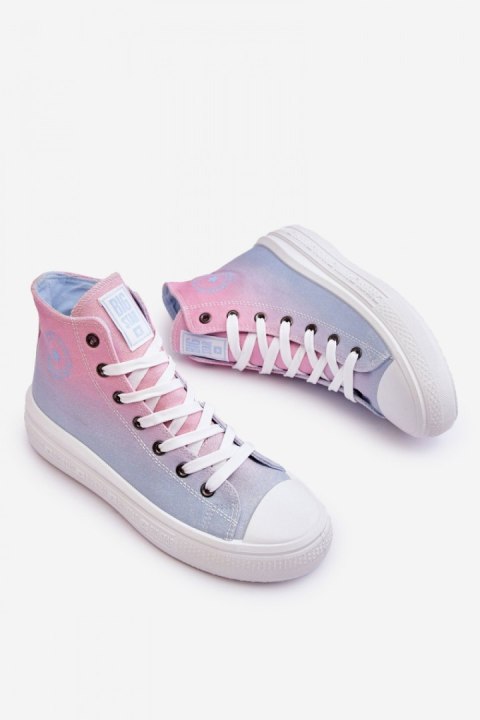 Trampki Model Big Star LL274A191 Pink/Blue - Step in style