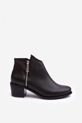 Botki Model Annaja 4111-M Black - Step in style