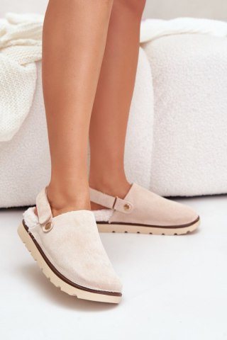 Kapcie Model Sanilora 100-418 Beige - Step in style