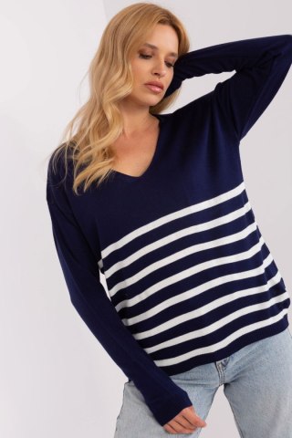 Sweter Damski Model BA-BZ-2201.62P Navy - Badu