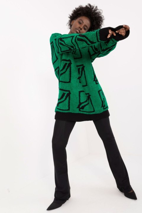 Sweter Damski Model BA-SW-0277.02 Green - Badu