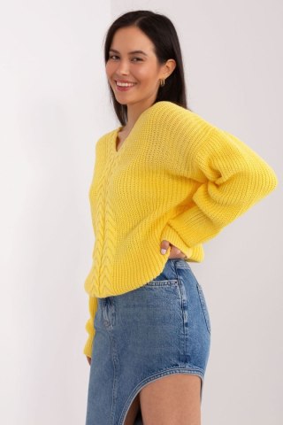 Sweter Damski Model BA-SW-8028.36P Yellow - Badu