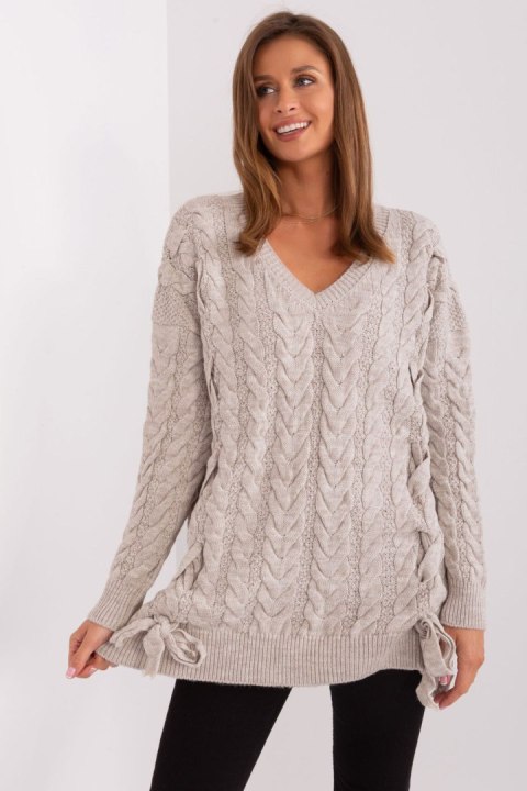 Sweter Damski Model BA-SW-8027.46P Beige - Badu