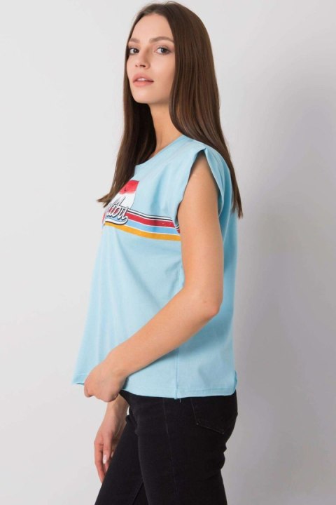 Tshirt Damski Model FA-BZ-7139.73P Light Blue - Fancy