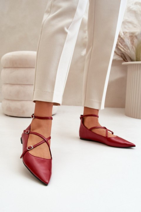 Baleriny Model Violra P-1396 Bordo - Step in style