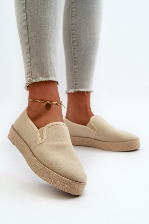 Espadryle Model Naloenma 24TX02-7698 Beige - Step in style