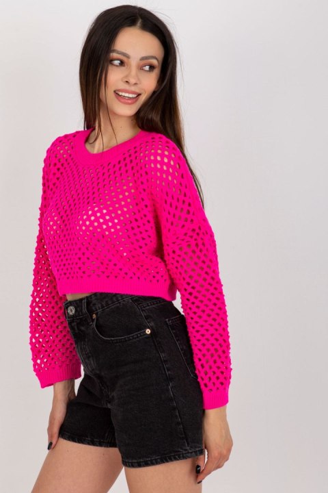 Sweter Damski Model BA-SW-9008.35P Fluo Pink - Badu