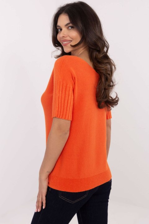 Sweter Damski Model DHJ-SW-9316.02P Orange - Italy Moda