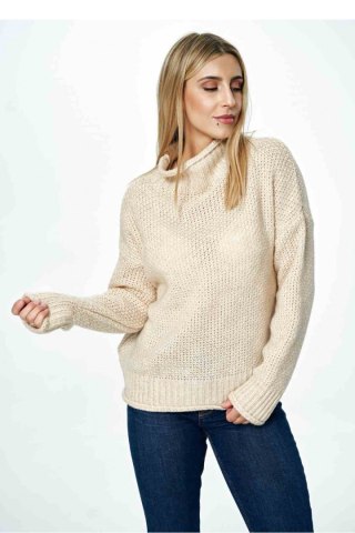 Sweter Damski Model M886 Beige - Figl