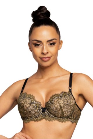 Biustonosz push up Biustonosz Push-up Model Chelsea M-3703/11 Khaki/Black - Mat