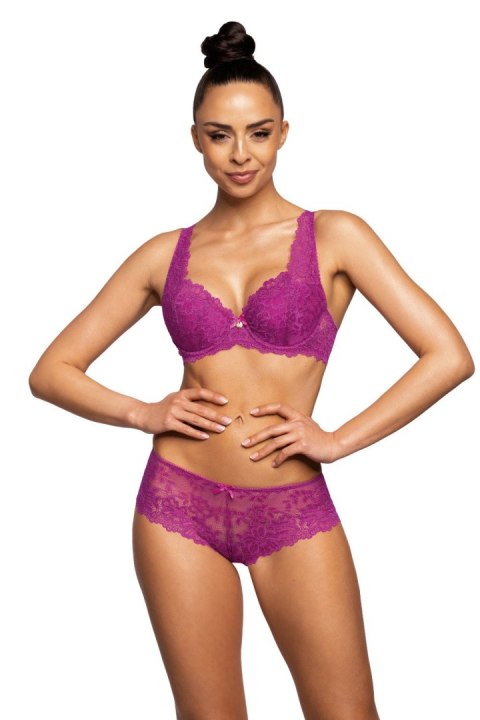 Biustonosz push up Biustonosz Usztywniany Model Carmela M-053/22 Magenta - Mat