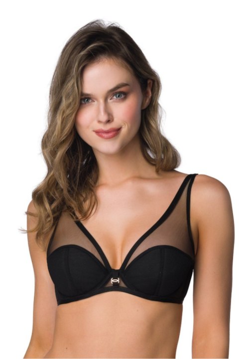 Biustonosz push up Biustonosz Push-up Model Esme M-3902/11 Black - Mat