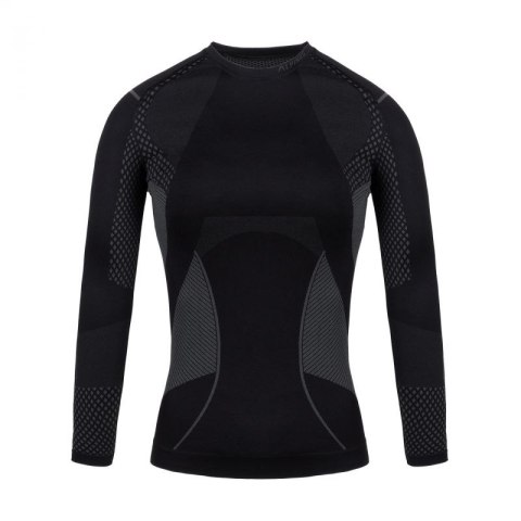 Koszulka termoaktywna Alpinus Active Base Layer czarno-szara W GT43180